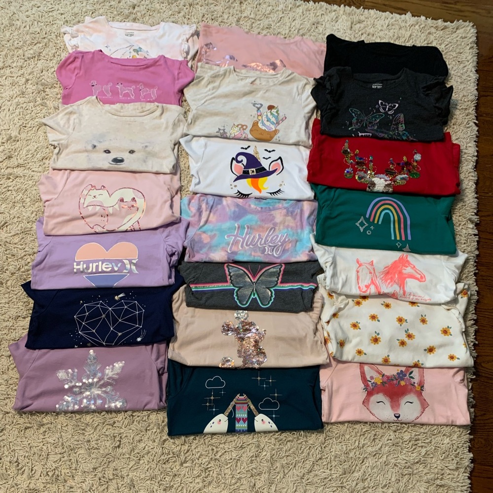 20 long sleeve girls shirts!